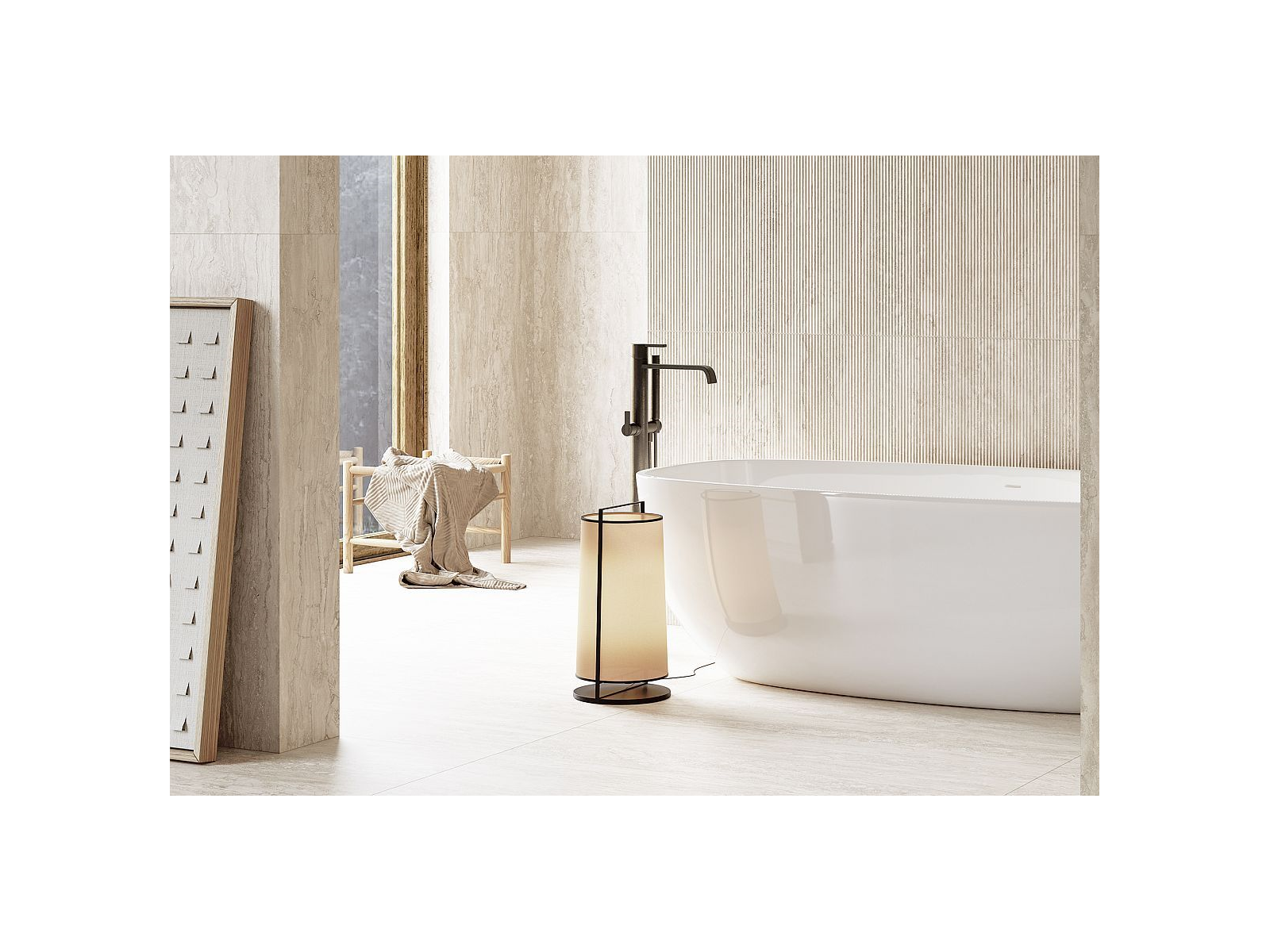 Deco Palatino Silver 45X90