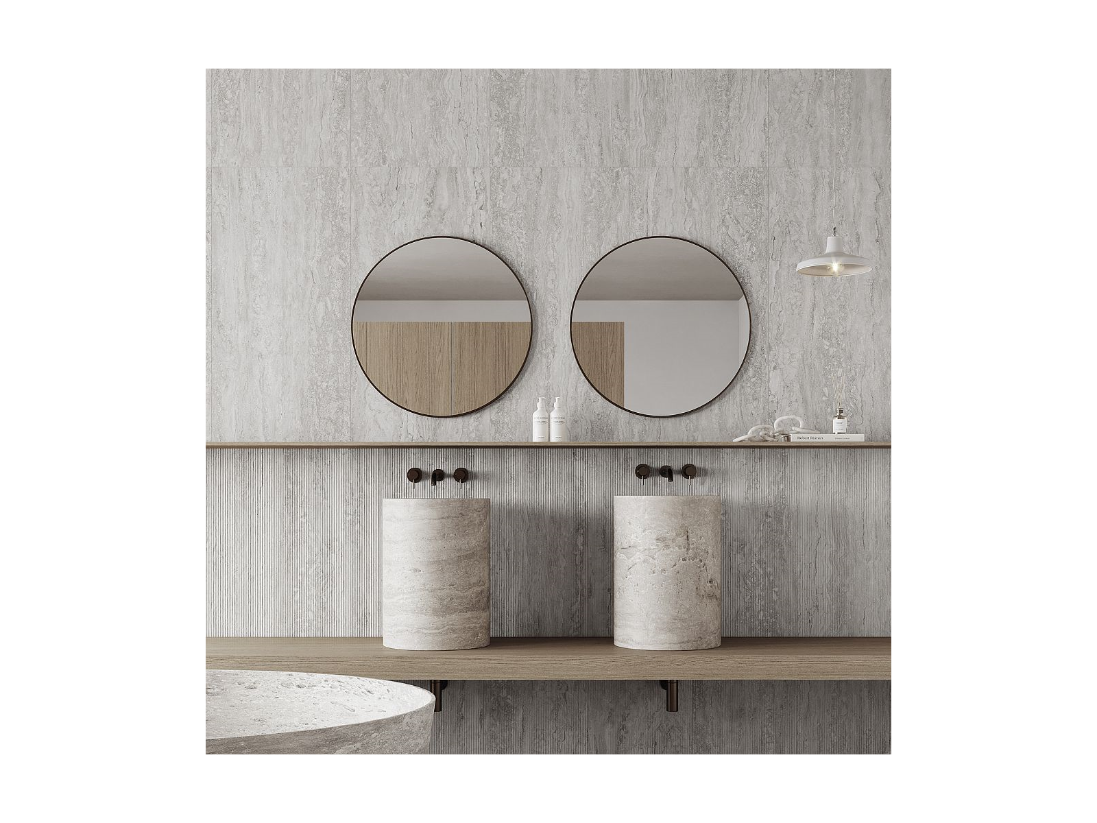 Deco Palatino Silver 45X90