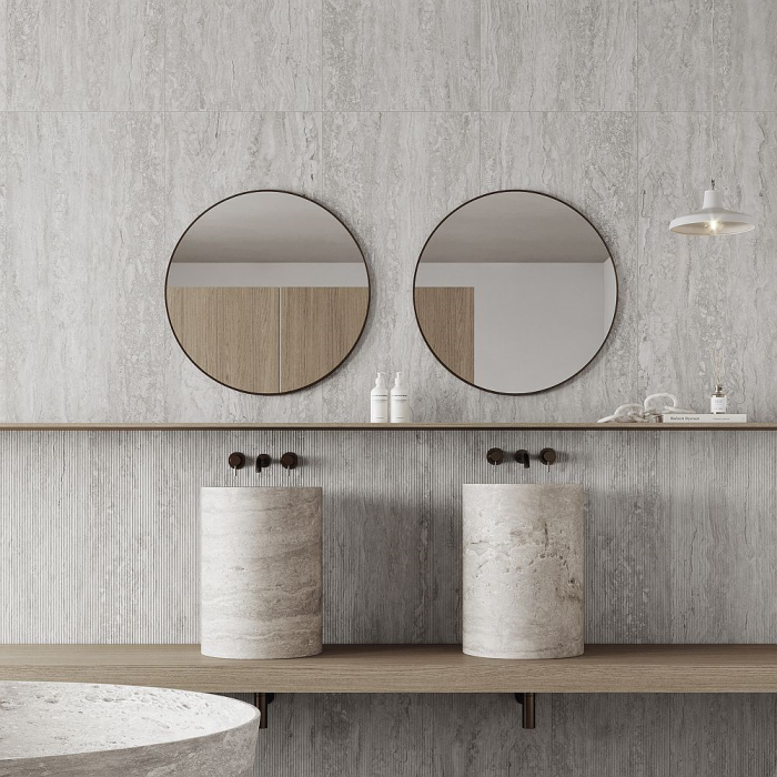 Deco Palatino Silver 45X90