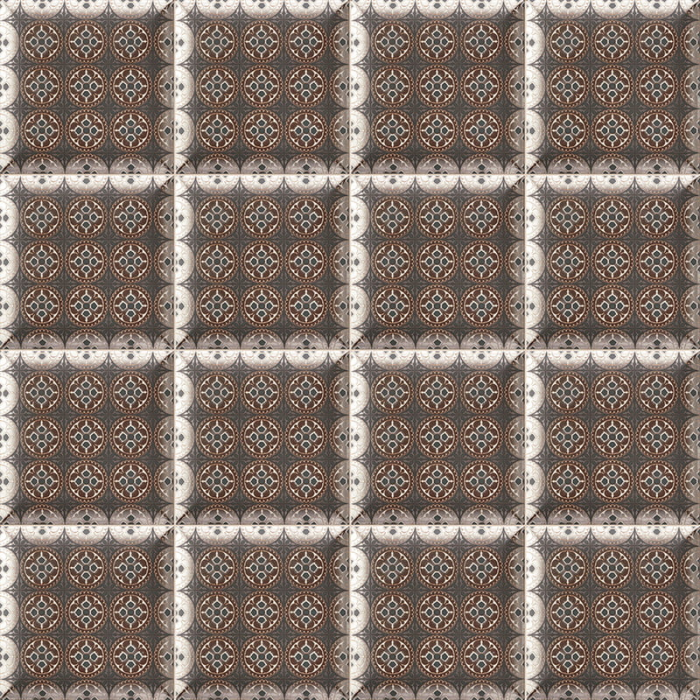 Decor Metal Black 15x15