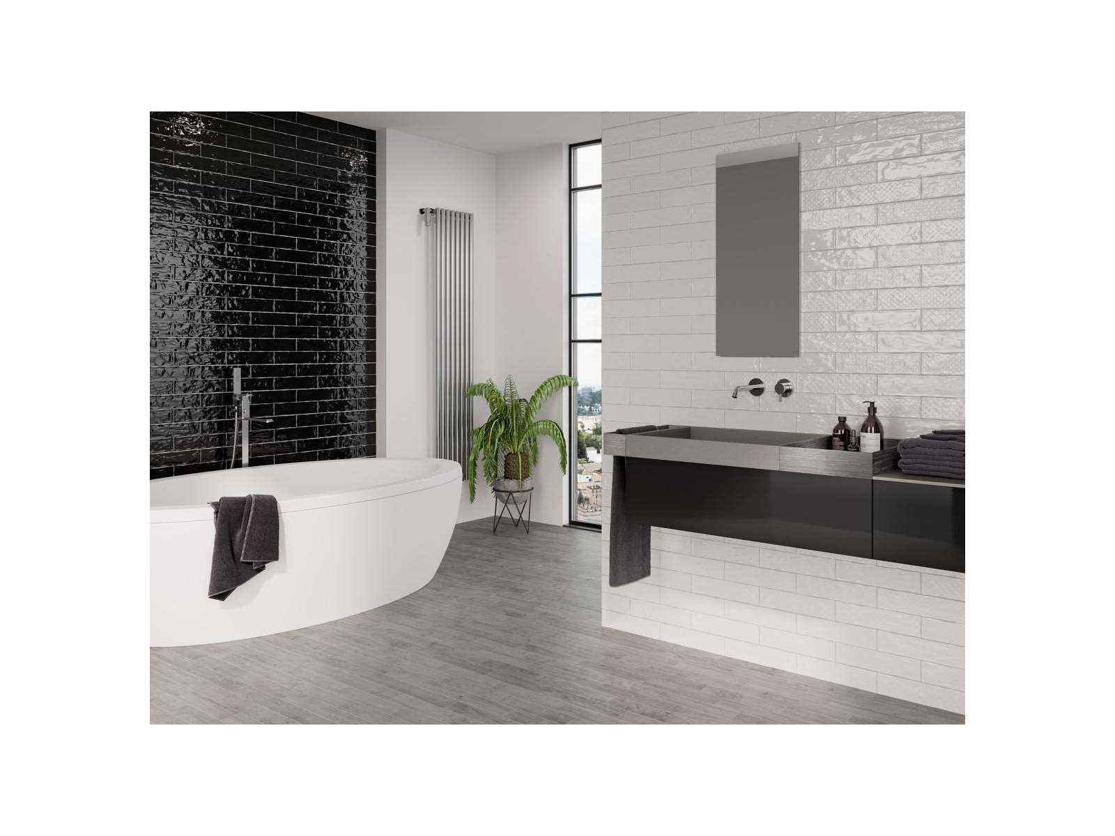 Decor Sirocco Glossy White 7,5X30