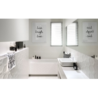 Dekor  All In White 2 14 Ks Mat Rektifikovaný 119,8X209,8
