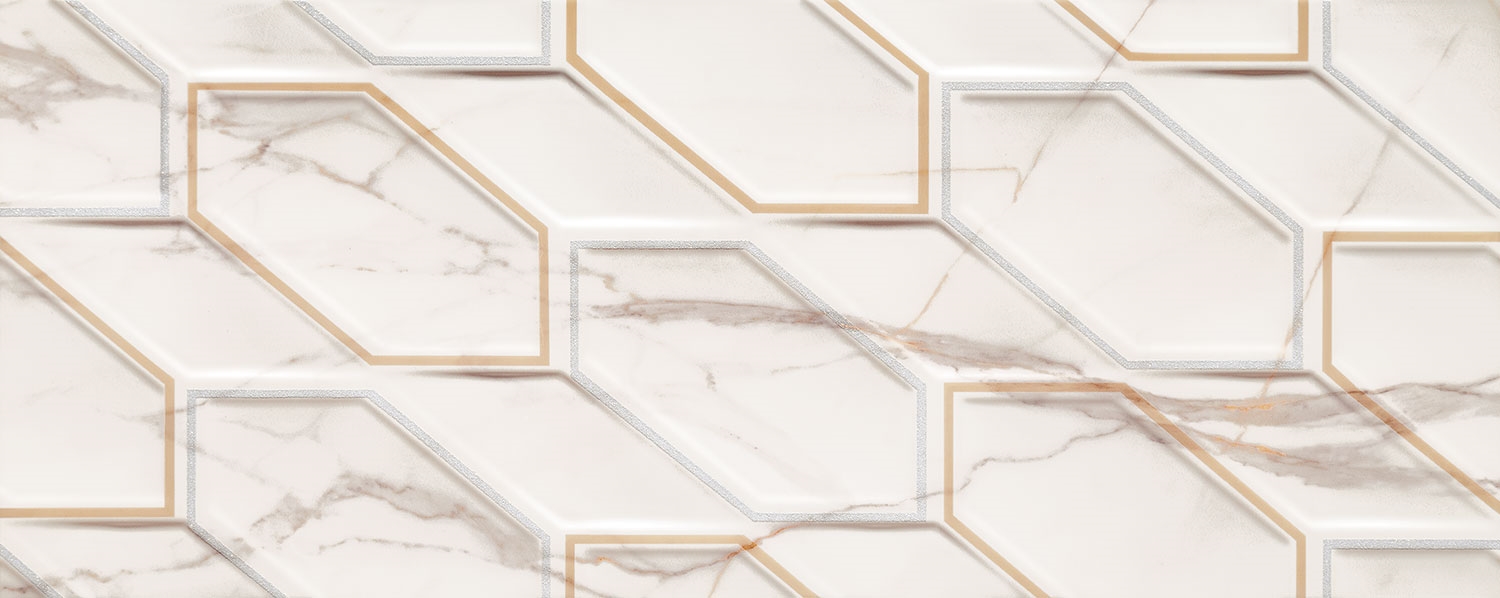 Dekor  Dorado Stone Lesk Rektifikovaný 30X75