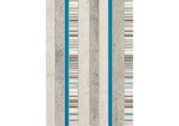 Dekor  Gris Turkus Cer Mat 25X36
