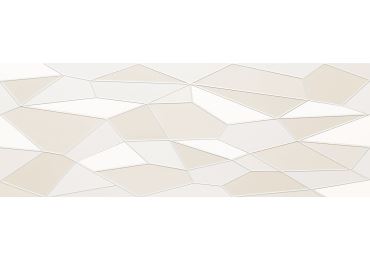 Dekor  Origami White Lesk Rektifikovaný 33X90