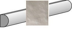 Demi-Bullnose Chic Grey Matt 1,5x30