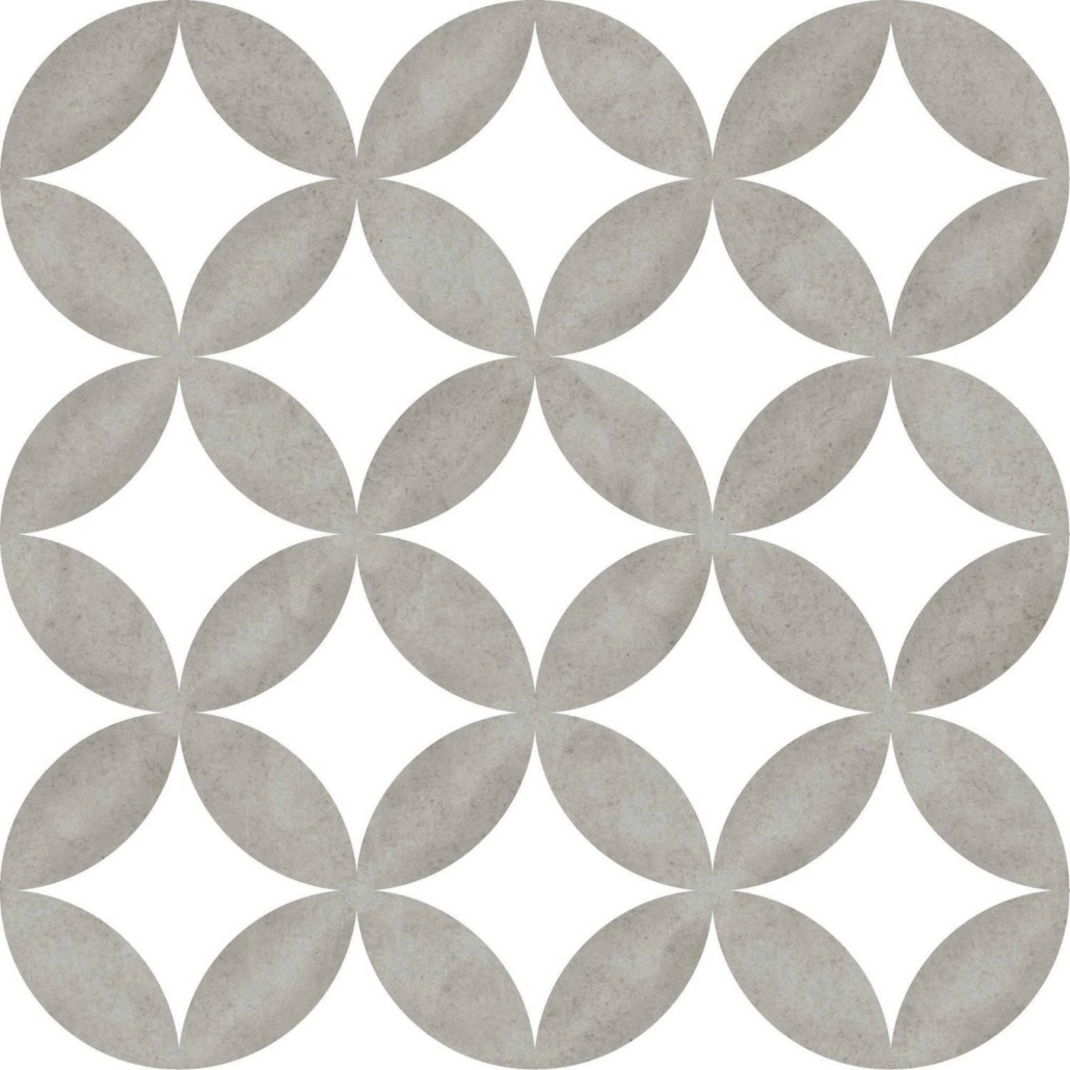 District Circles Grey Porc. 20X20
