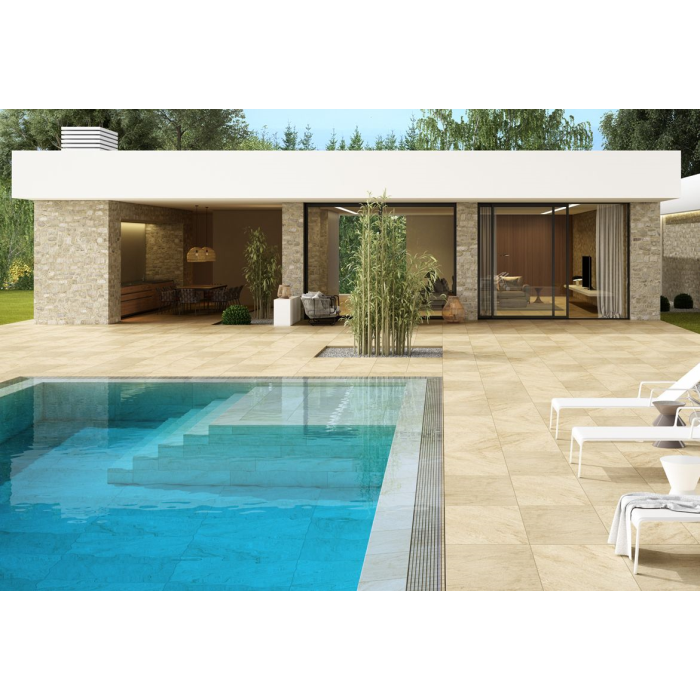 Dlažba 20 mm Beige Stone Ant. 60X60