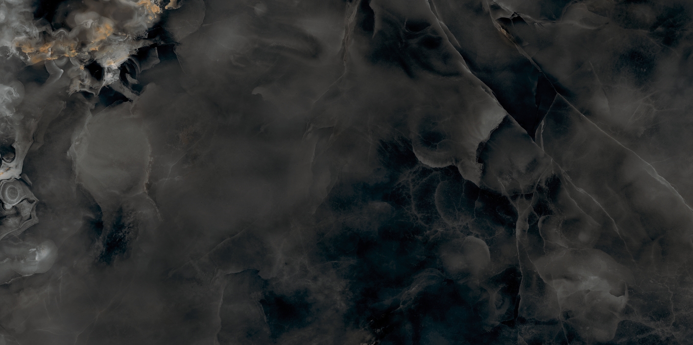 Dlažba  Aquamarine Black Lesk Rektifikovaná 59,8X119,8