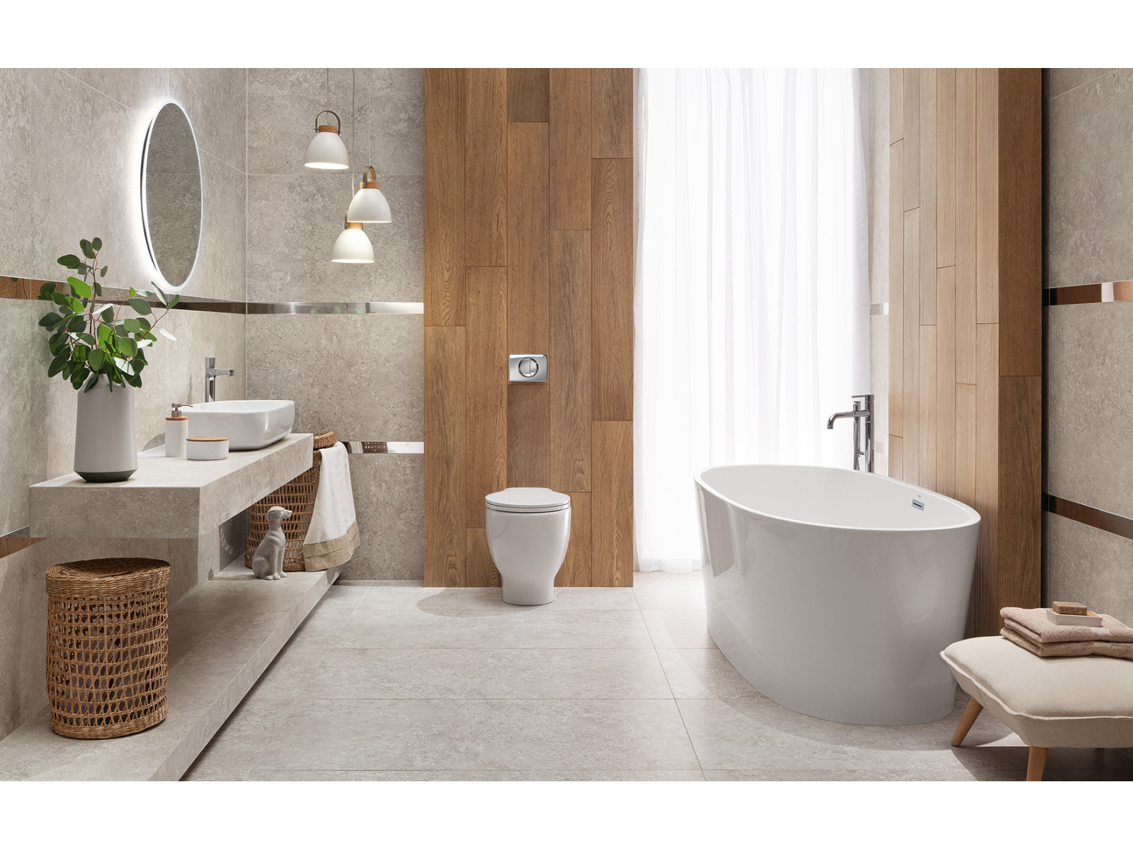 Dlažba  Arona Grey Mat Rektifikovaná 59,8X59,8