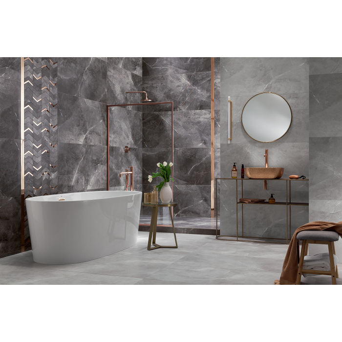 Dlažba  Blackwall Grey Pololesk Rektifikovaná 60X120