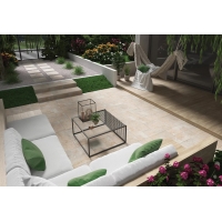 Dlažba  Burlington20 Ivory Struktura Mat Rektifikovaná 60X60