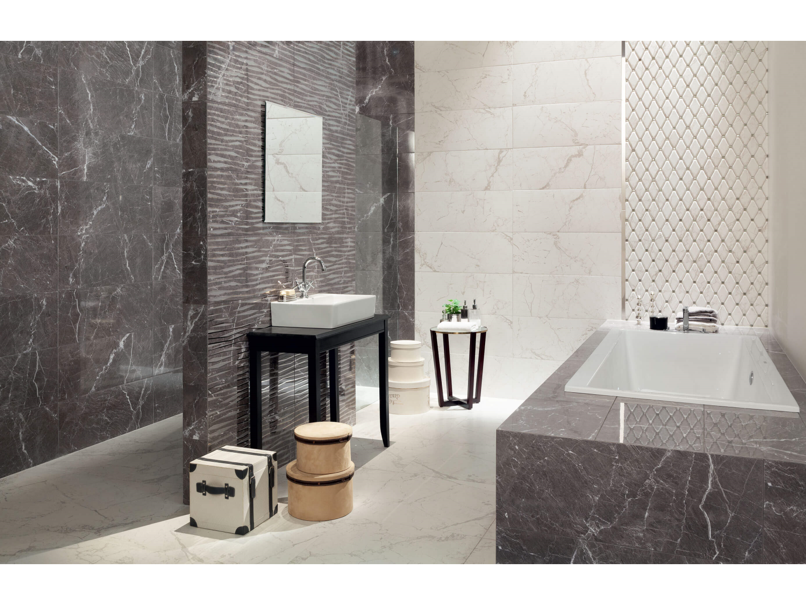 Dlažba  Graniti White Mat Rektifikovaná 60X60