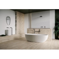 Dlažba  Heartwood Crema Struktura Mat Rektifikovaná 20X120