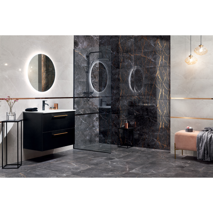 Dlažba  Margaret Graphite Mat Rektifikovaná 60X60