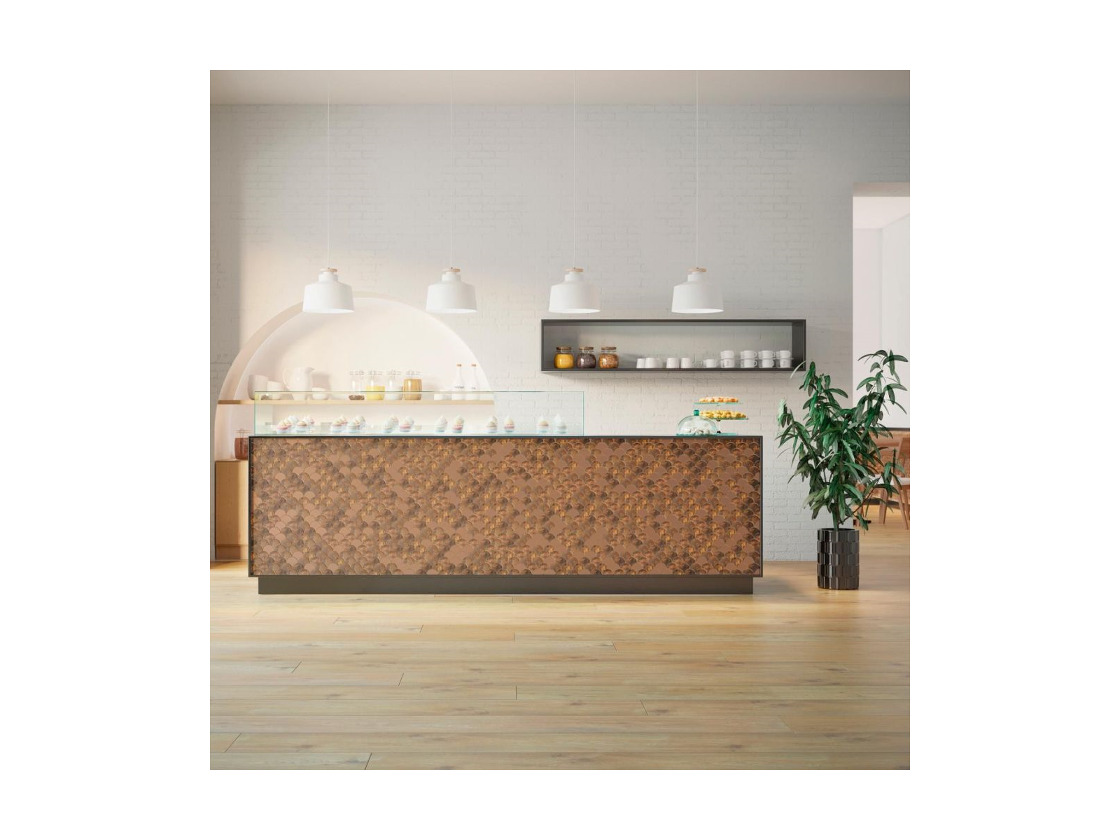 Drop Copper Brushed 29,5X29,6