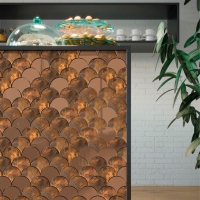 Drop Copper Brushed 29,5X29,6