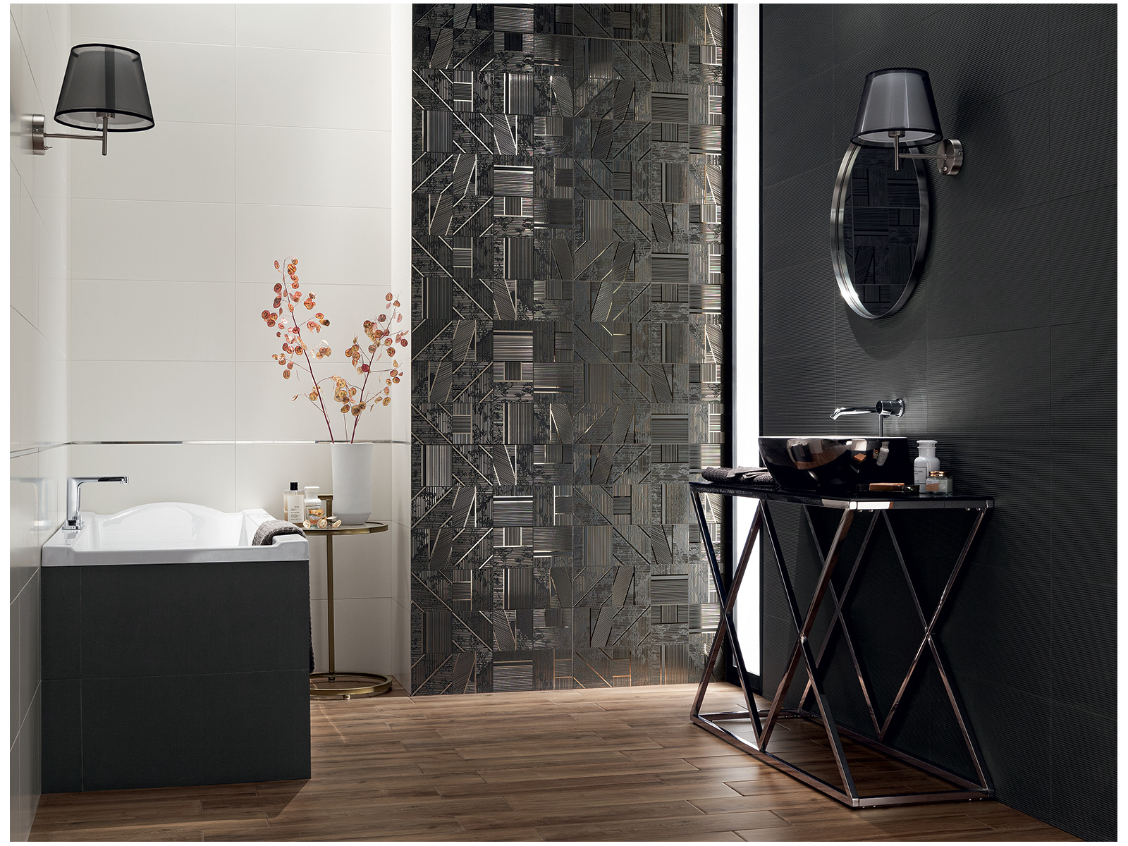 Duo Graphite Dekor A 29,8X59,8