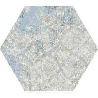 Emotion Grey Natural Hexagon 25x29