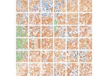Emotion Red Natural Mosaico 29,8x29,8