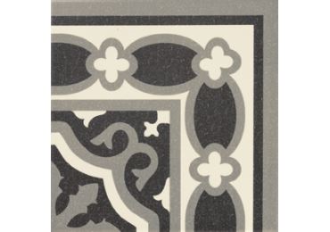 Esquina Florentine Black 20x20