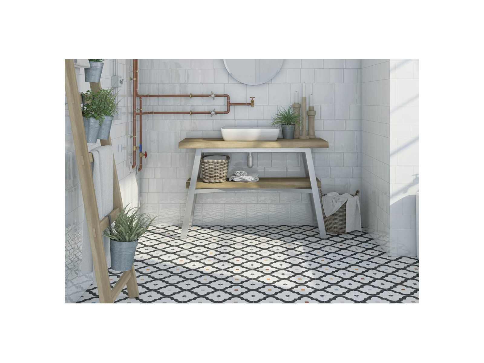 Etnia Blanco 20x20