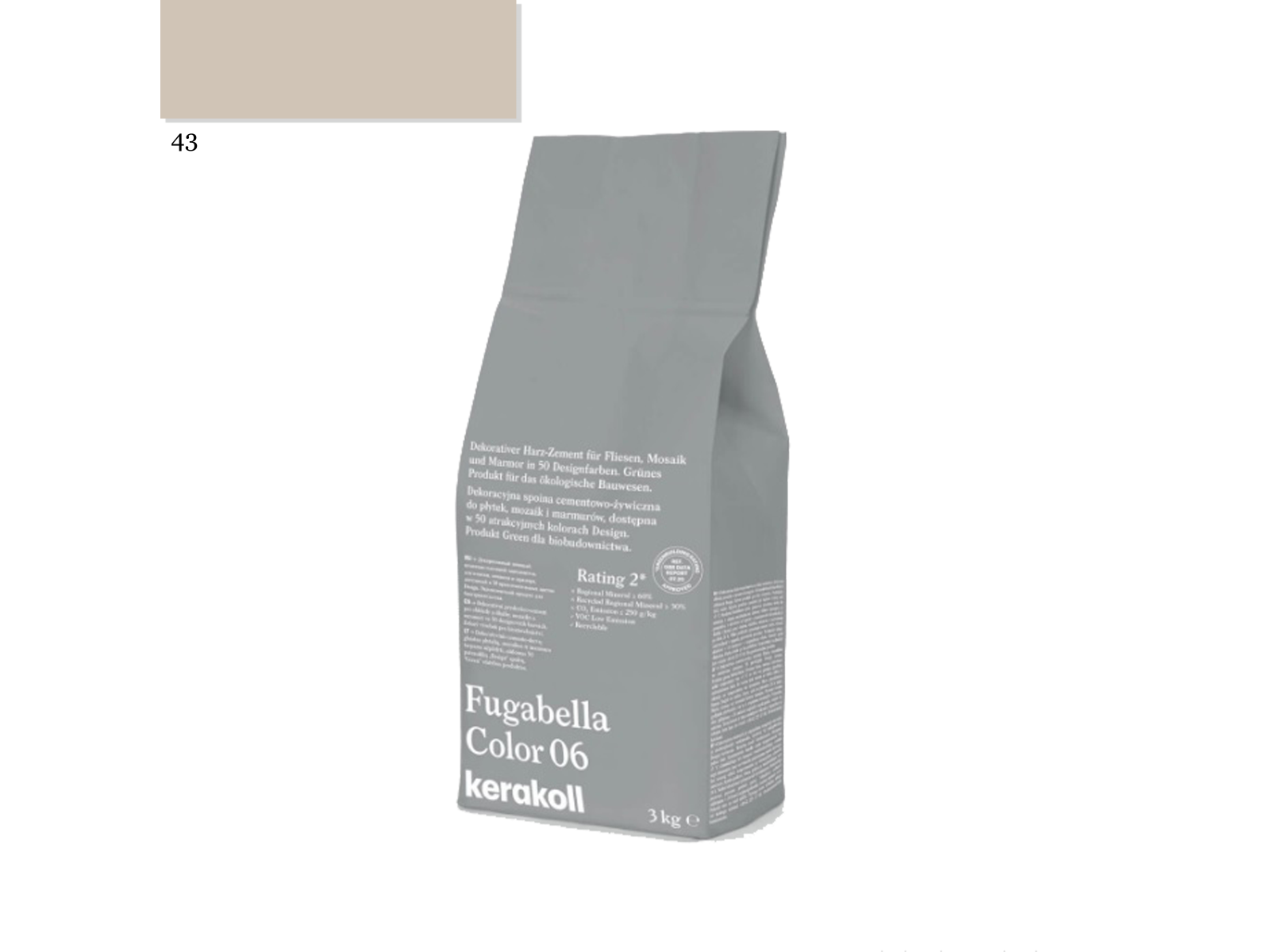 Fugabella Color - 43 3 Kg