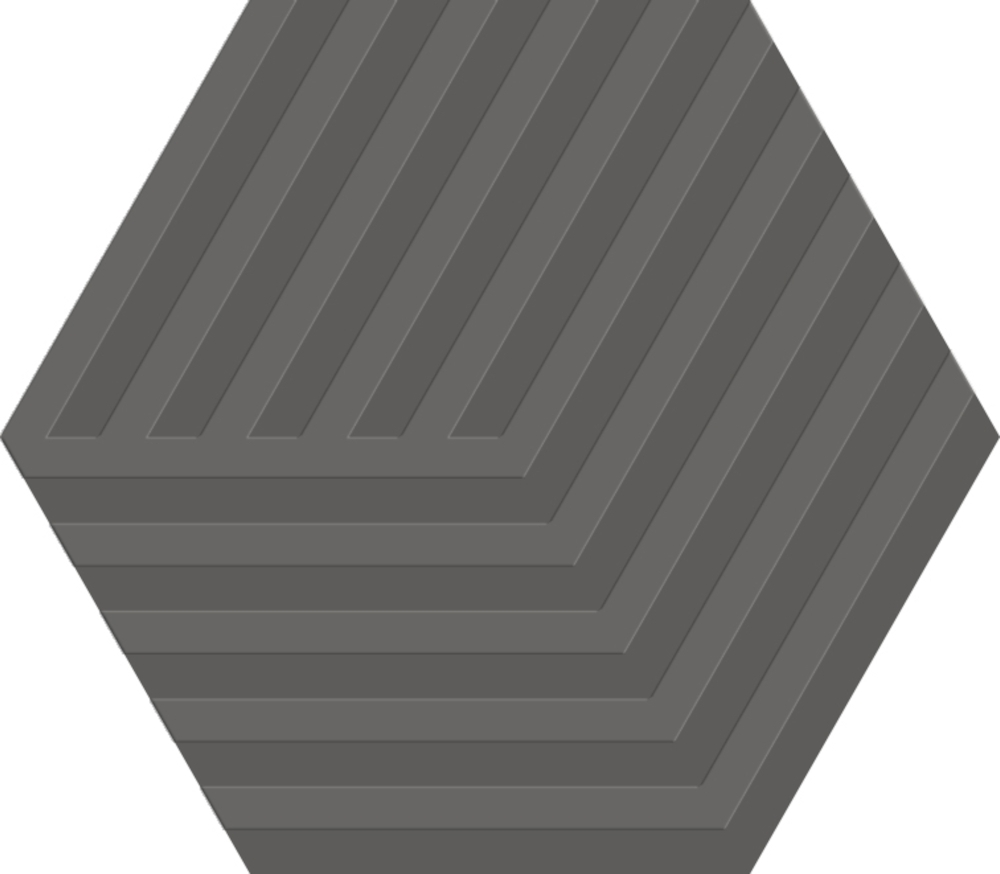 Gallery Cube Dark Hex. 14x16