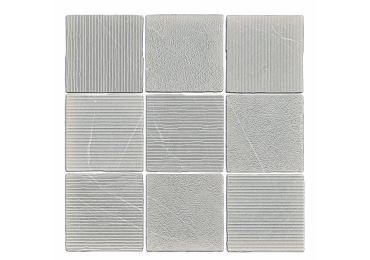 Gea Carved Grey Matt 12X12