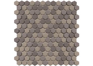 Glaze Hexagon Greys Matt 29,6X30