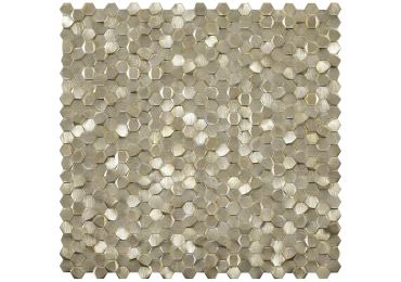Gravity Alu 3D Hexagon Gold 30,4X31