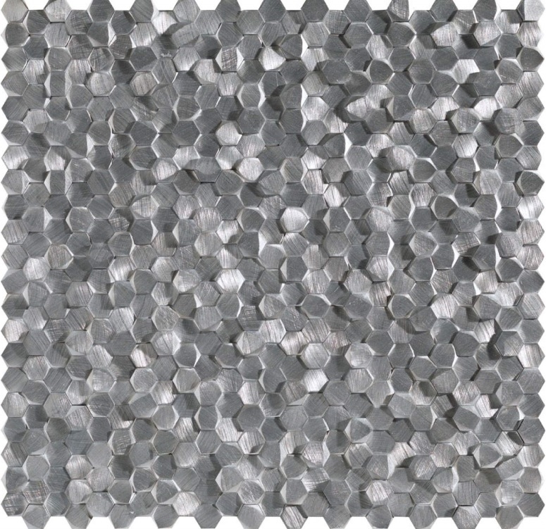 Gravity Alu 3D Hexagon Metal 30,4X31