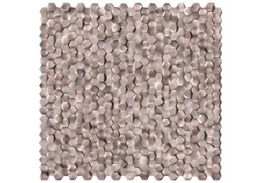 Gravity Alu 3D Hexagon Rose Gold 30,1X30,7