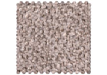 Gravity Alu 3D Hexagon Rose Gold 30,4X31