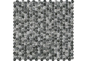 Gravity Alu Hexagon Metal Titanium 30,4X30,7