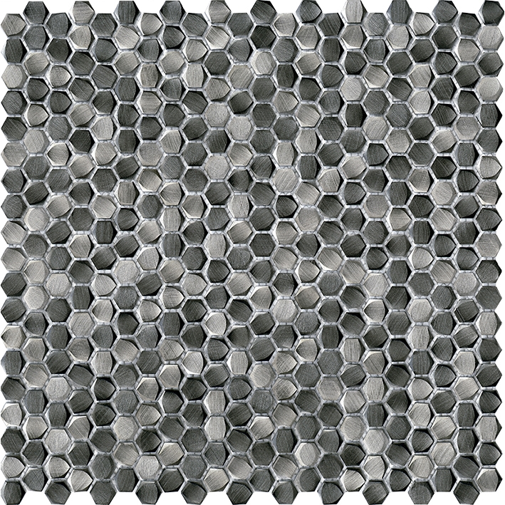 Gravity Alu Hexagon Metal Titanium 30,4X30,7