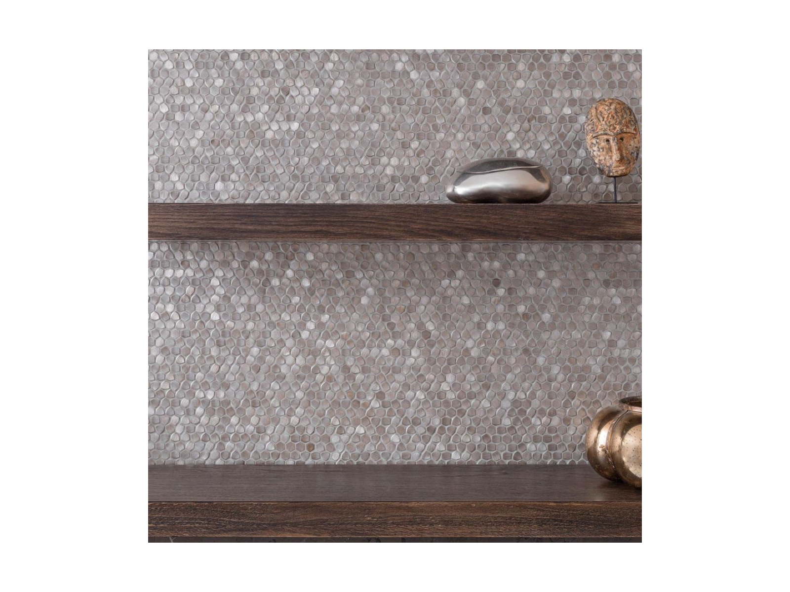 Gravity Alu Hexagon Rose Gold 30,4X30,7