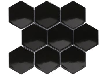 Hex10 Black Glossy 25,6X29,6