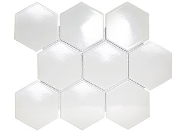 Hex10 White Glossy 29,5X26