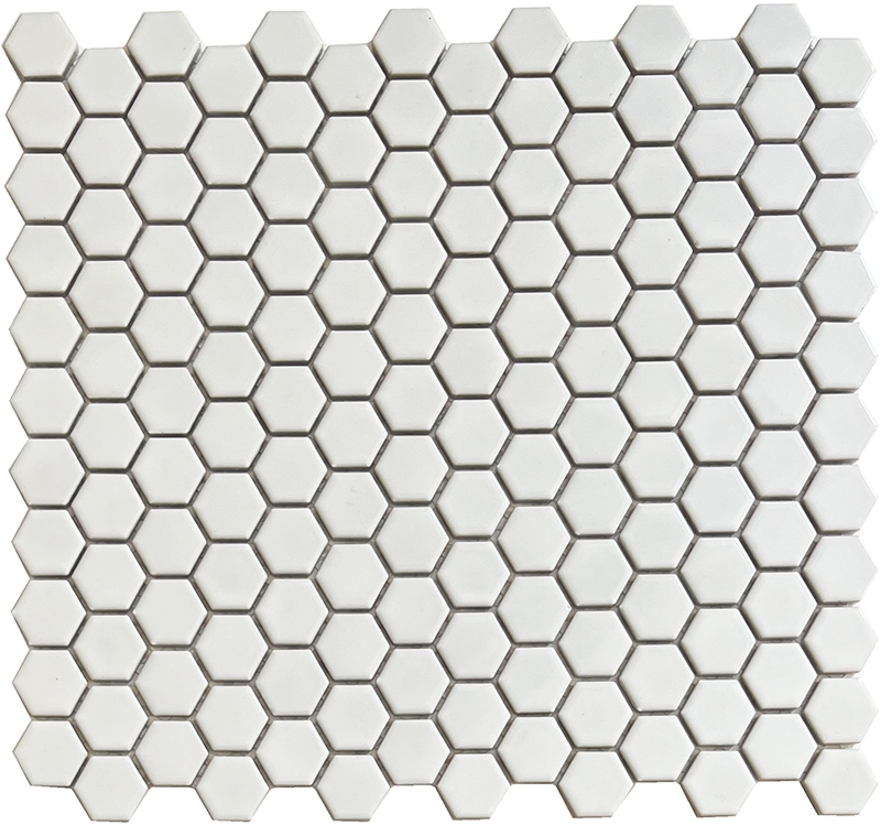 Hex2 White Glossy 26X30