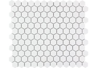 Hex2 White Mat 26X30