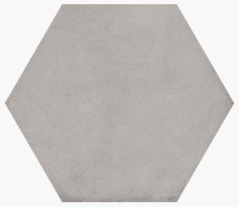 Hexagono Bampton Gris 26,6x23
