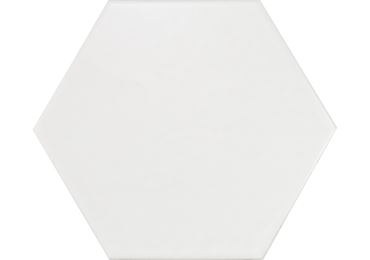 Hexatile Blanco Mate 17,5X20