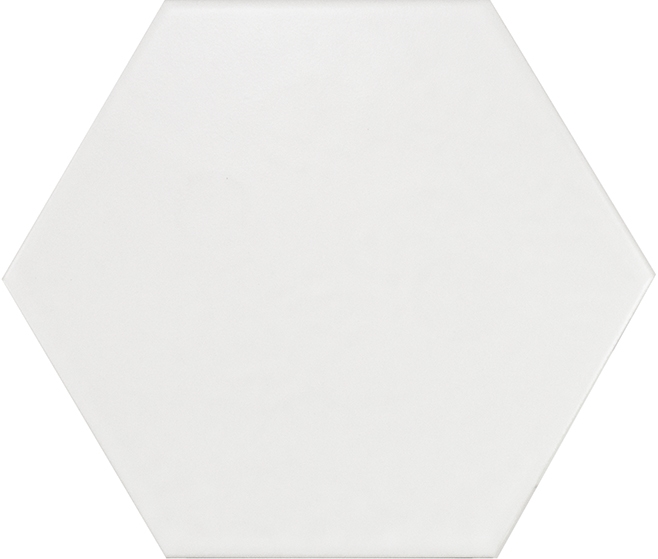 Hexatile Blanco Mate 17,5X20