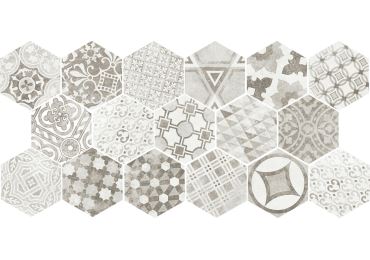 Hexatile Cement Garden Grey 17,5X20