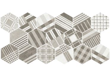 Hexatile Cement Geo Grey 17,5X20