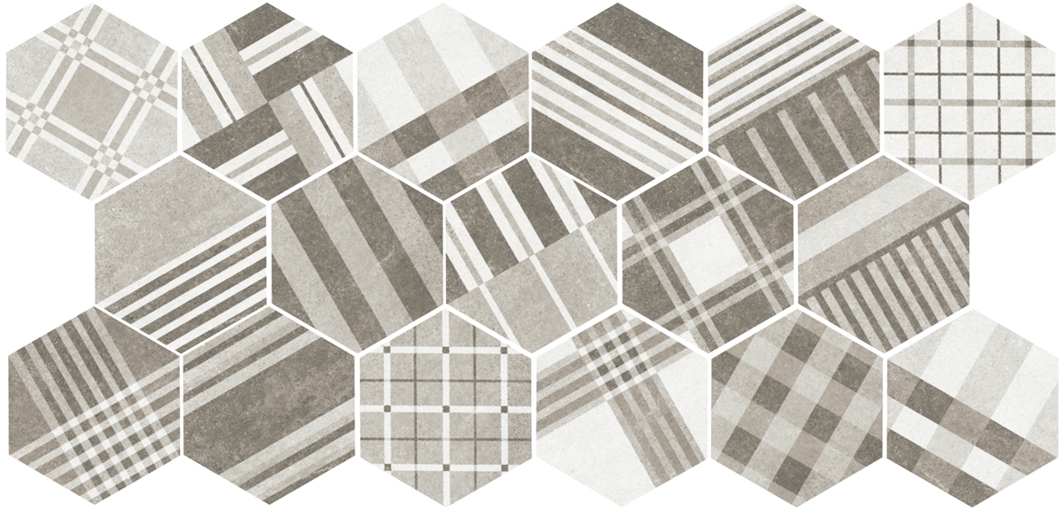 Hexatile Cement Geo Grey 17,5X20