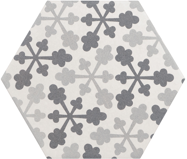 Hexatile Harmony B&W 17,5X20