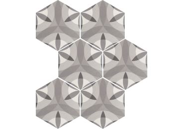 Hexatile Nature B&W 17,5X20