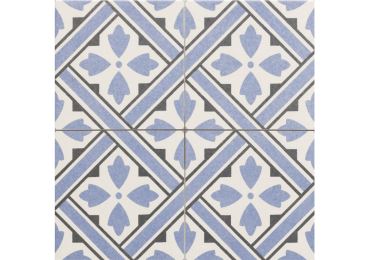 Howard Blue 45x45, retro obklad a dlažba